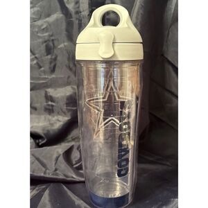 Tervis NFL Dallas Cowboys Patch Water Bottle Tumbler Travel‎ Flip Top Lid 24 oz
